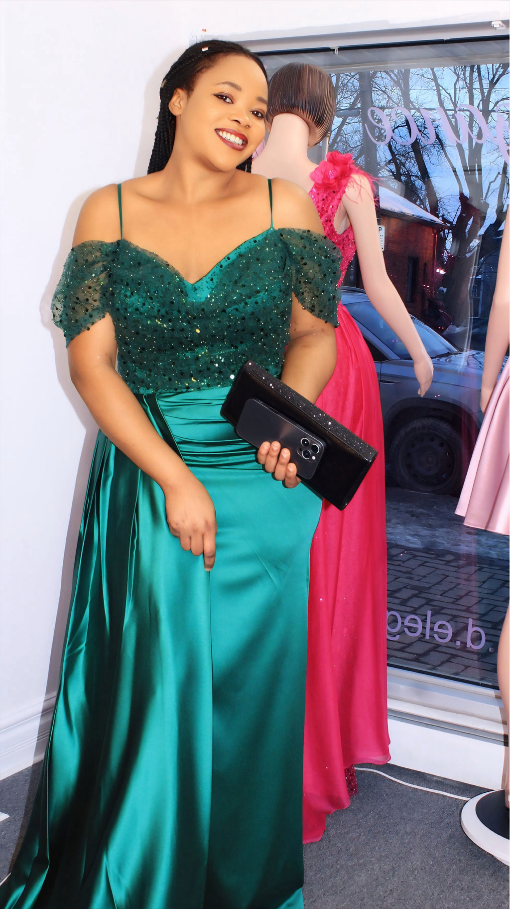 ✨ Robe de soirée glamour et chic ✨