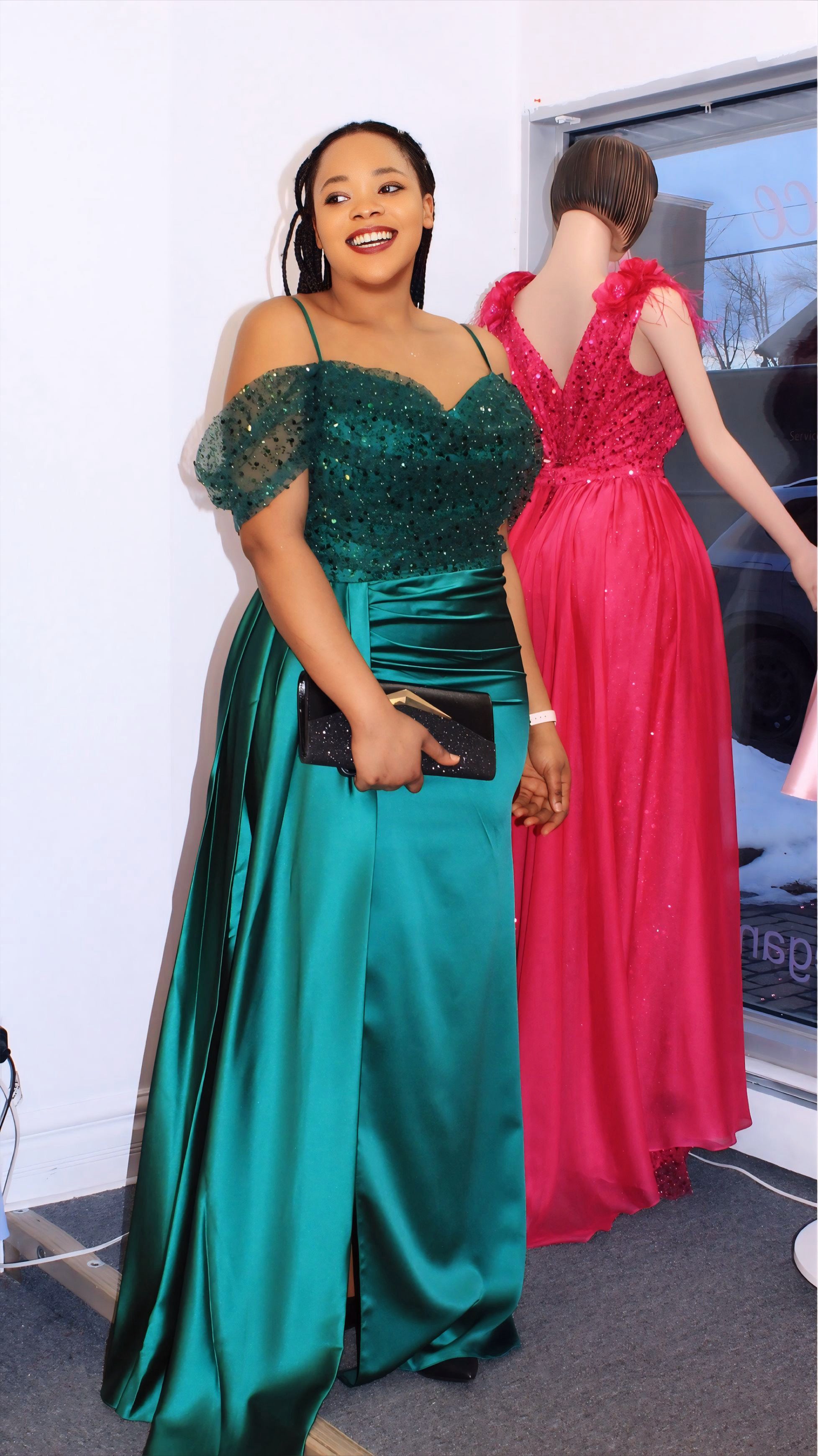 ✨ Robe de soirée glamour et chic ✨